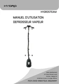 Notice H¥DRO H¥YDROSTEAM BLACK Défroisseur vapeur