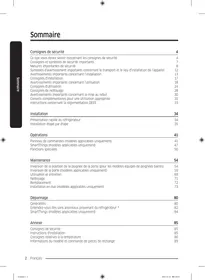 Notice SAMSUNG RB38A7CGTS9 Réfrigérateur-congélateur