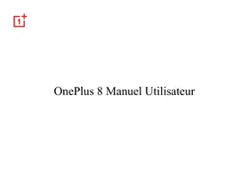 Notice ONEPLUS 8 Cellphone