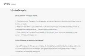Notice THERAGUN MASSEURMDSE Appareil de massage musculaire