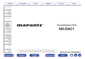 MARANTZ HDDAC1 - Convertisseur audio numérique-analogique