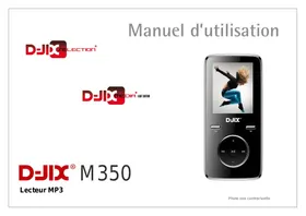 Notice D-IIX M350 8 GO FM BLANC