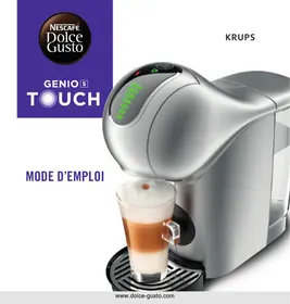 KRUPS DOLCE GUSTO GENIO S TOUCHYY4586FD - Cafetiere a dosette ou capsule