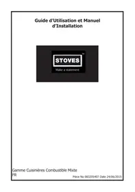 Notice STOVES GOURMET 9ODFTBLK Cuisinière