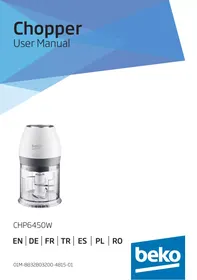 BEKO CHP6450W - Hachoir électrique