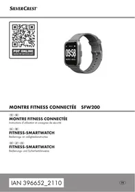 MONTRE FITNESS CONNECTÉE  SFW200 SILVERCREST