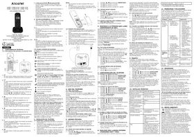 Notice ALCATEL-LUCENT E155 TRíO Téléphone fixe