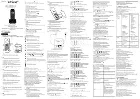 Notice ALCATEL-LUCENT E195 Téléphone fixe