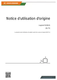 Logiciel ISOBUS ZG-TX AMAZONE