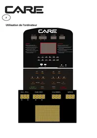Notice CARE FITNESS 14KM/H - MEDLINE - MED-730 Tapis de course