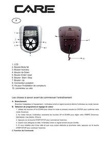 CARE FITNESS CV-311 - motorisé - Cyclette