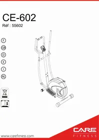 Notice CARE FITNESS CE-602 Vélo elliptique