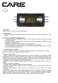 Notice CARE FITNESS VéLO ELLIPTIQUE CONNECTé - CE-665 Vélo elliptique