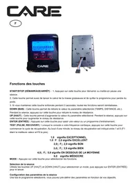 Notice CARE FITNESS CARE SPORTIS Vélo elliptique