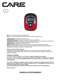 Notice CARE FITNESS SP-495 Vélo de biking