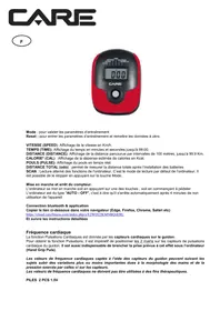 Notice CARE FITNESS CARE - SPIDER LTD Vélo de biking