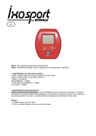 Notice CARE FITNESS IXO-5570 - IXOSPORT Rameur
