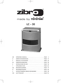 ZIBRO LC-30 - Chauffage à pétrole