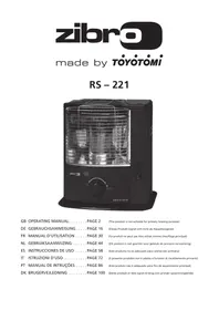 ZIBRO RS-221 - Kerosene Heaters