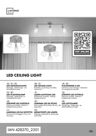 LIVARNO home Plafonnier à LED à 3 spots - Produkt konsumpcyjny