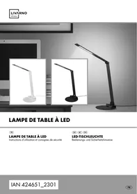 LIVARNO home Lampe de table à LED, 13 W - Produit de consommation