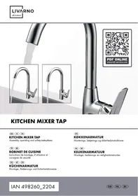 Notice LIVARNO HOME MITIGEUR ROBINET DE CUISINE, AVEC LEVIER ROND OU ANGULAIRE Konsumprodukt