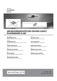 Notice LIVARNO HOME PLAFONNIER à LED Produit de consommation