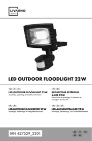 Notice LIVARNO HOME PROJECTEUR LED, 22 W Produit de consommation