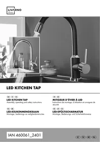 Notice LIVARNO HOME MITIGEUR ROBINET DE CUISINE à LED Produit de consommation