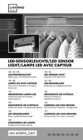 Notice LIVARNO HOME LAMPE LED AVEC CAPTEUR Produit de consommation
