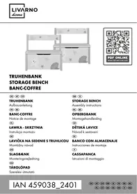 Notice LIVARNO BANC-COFFRE ENFANT Produit de consommation