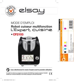 ELSAY Robot multifonction connecté Elsay l'Expert cuisine - Robot multifonction