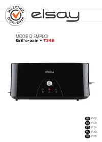 Notice ELSAY T346 Torradeira