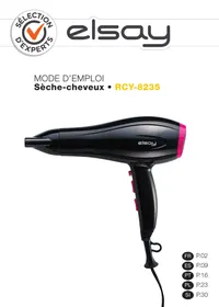 Notice ELSAY RCY-8235 Sèche cheveux