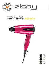 ELSAY RCY-8213 - Potovalni sušilec za lase