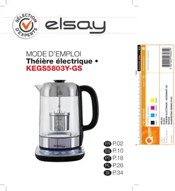 Notice ELSAY 1,7L - KEGS5803Y-GS THEIERE