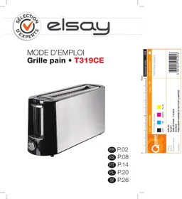 Notice ELSAY T319CE Torradeira