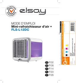 Notice ELSAY FLS-L12DC Klimatska naprava