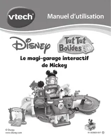 VTECH Magi-garage interactif de Mickey - Tut Tut Bolides - Jouet interactif enfant