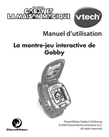 VTECH Gabby et la maison magique - La Montre-jeu interactive de Gabby - Montre connectée