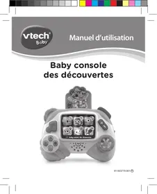 VTECH Baby console des découvertes - Console de jeu éducative pour bébé