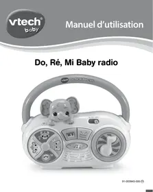 VTECH Do, ré, mi baby radio - Radio pour bébé