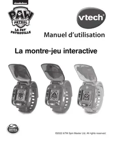 VTECH Pat Patrouille - La montre-jeu interactive de Chase - Montre connectée