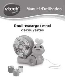 VTECH Rouli-escargot maxi découvertes - Jouet d'éveil
