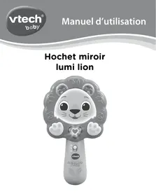 VTECH Hochet miroir lumi lion - Jouet d'éveil