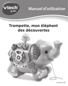 VTECH Trompette, mon éléphant des découvertes - Jouet d'éveil