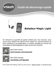VTECH Baladeur Magic Light - Baladeur audio