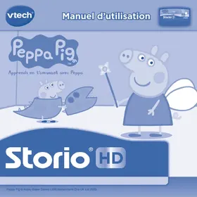 Peppa Pig - cartouche de jeu Storio VTECH