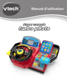 VTECH Super console turbo pilote - Console de jeu éducative pour enfant