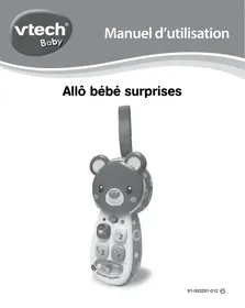 VTECH Allo Bébé Surprises brun - Jouet d'éveil